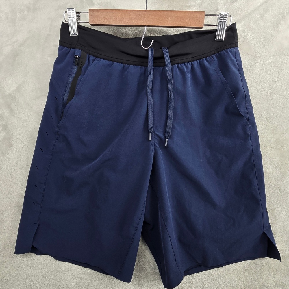 Rhone Size Small Interval Short Navy Blue 9 Inch Inseam Athletic Training Gym